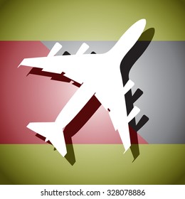 Plane icon for web applications and mobile