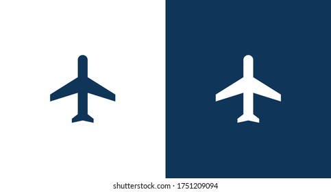 Plane icon for web and mobile