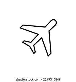 Plane icon for web and mobile app. Airplane sign and symbol. Flight transport symbol. Travel sign. aeroplane