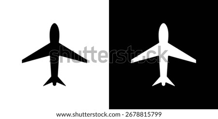 Plane icons. glyph vector icon. Vector illustration eps 10