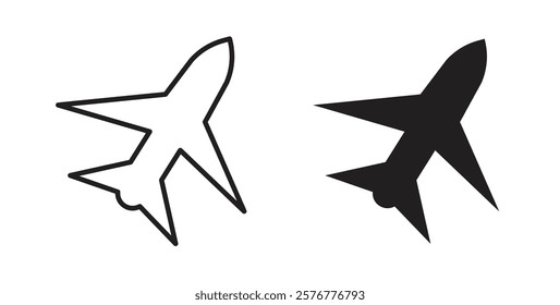 Plane icons pack for ui designs