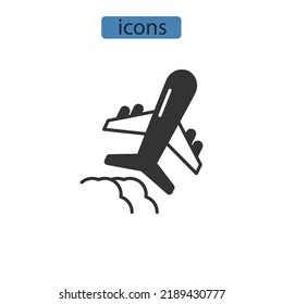 Symbol für Pflaumensymbole, Vektorelemente für Infografiken