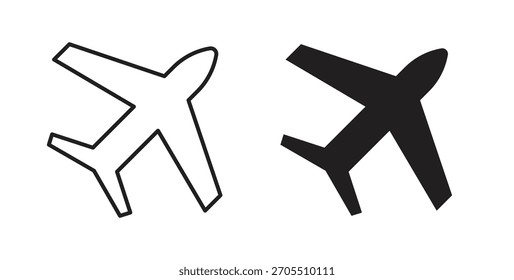 Plane icons for use web design,logo.Symbol illustration.