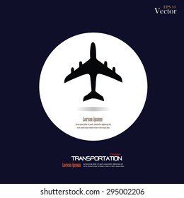 Plane icons. Vector illustration.