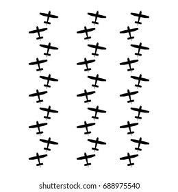 Plane icons vector set for web and mobile