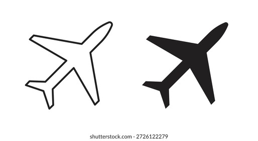 Símbolo de Vector de iconos planos con trazo editable y versiones planas