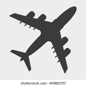 Plane icon.Vector illustration