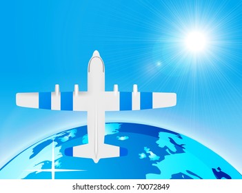 plane illustration