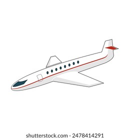 Plane illustration icon design vector