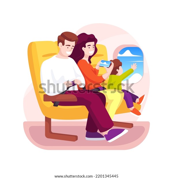 Plane Isolated Cartoon Vector Illustration Kids Stock Vector (Royalty ...