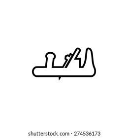 Plane isolated vector icon
