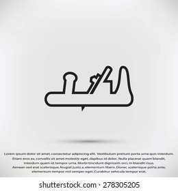 Plane isolated vector icon