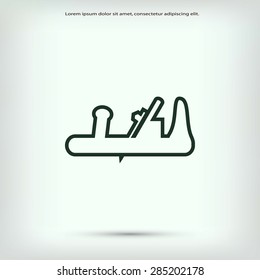 Plane isolated vector icon Plane isolated vector icon