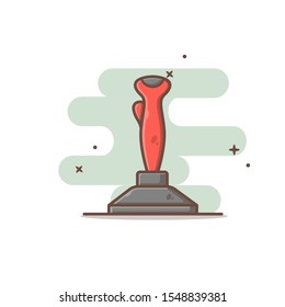 plane jostick game vector illustration