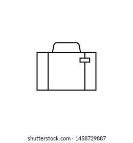Plane line icon vector illustration