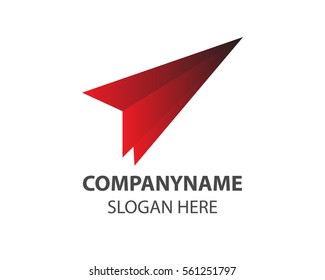 Plane Line Vector Logo For Business