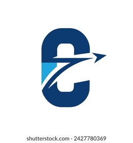 diseño y letra del logotipo del avión