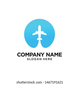 Plane Logo Design Template Inspiration, O Letter