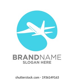 Plane Logo Design Template Inspiration, Vector Illustration, Flight.