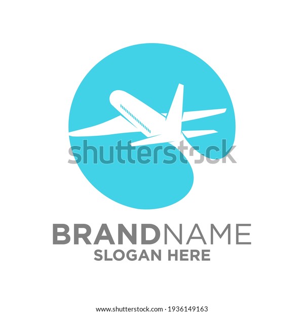 Plane Logo Design Template Inspiration Vector Stock Vector (Royalty ...