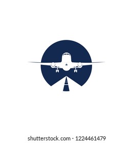Plane Logo Design Vector