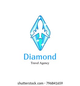 Plane Logo .For Travel Agency.