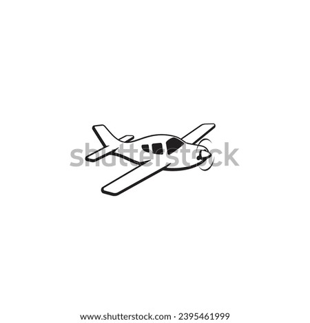 Plane logo or icon design