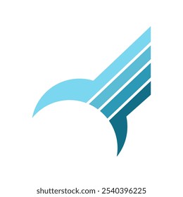 Plane logo icon design template