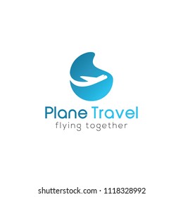 Plane Logo Template