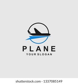 plane logo template