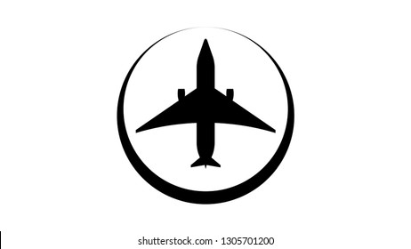 Plane logo vector design. Plane icon