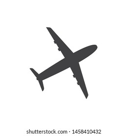 plane logo vector icon illustration design template