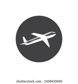 plane logo vector icon illustration design template