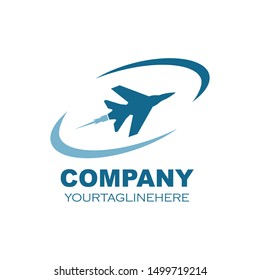 plane logo vector icon illustration design template