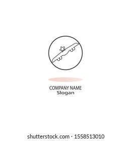 Plane logo vector illustration design template icon
