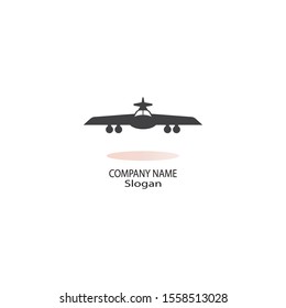 Plane logo vector illustration design template icon