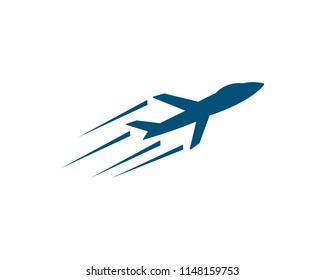 Plane logo vector template