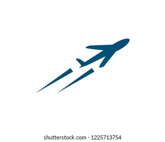 Plane logo vector template