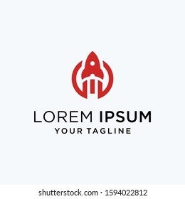 Plane logo vector template design