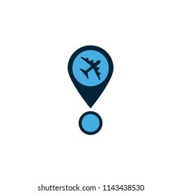 plane map icon