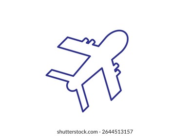 plane mode icon sign vector