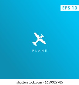Plane Modern Logo Design Vector Template. Plane Logo. Vector Illustration