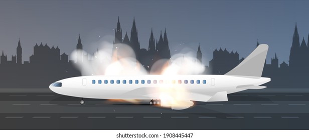 348 Cartoon Plane Crashing Images, Stock Photos & Vectors | Shutterstock