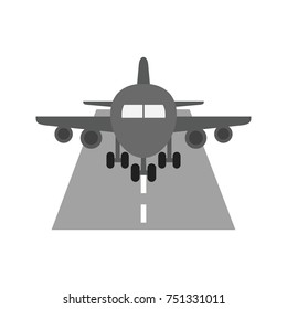 Plane on Runway