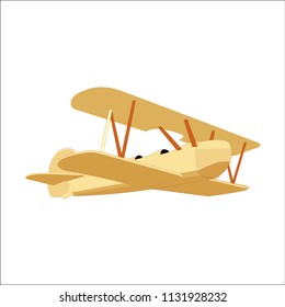 Plane on white background. Vector illustration. EPS 10.