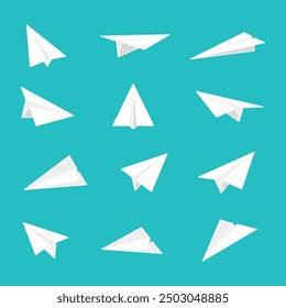 plane paper white design vector design illustration isolated background