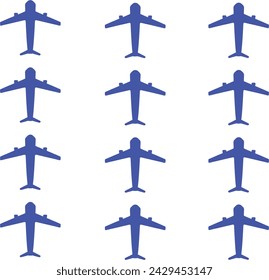 plane pattern seamless background design