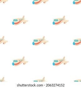 Plane pattern seamless background texture repeat wallpaper geometric vector