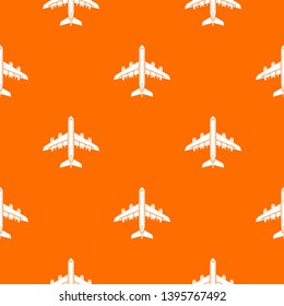 Plane pattern vector orange for any web design best