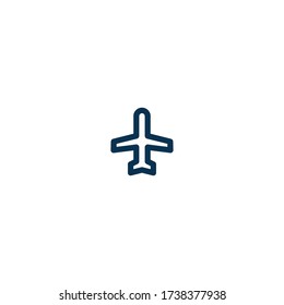 Plane - Pictograph | Line Icon